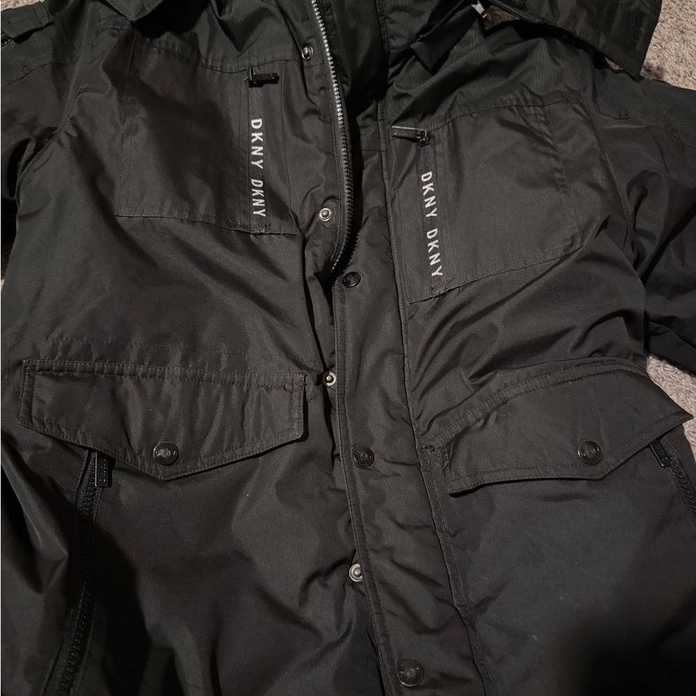 DKNY Black Puffer Jacket